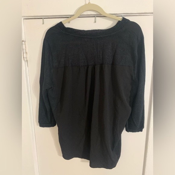 The Limited Black Flowy Blouse Size Medium - Picture 8 of 10